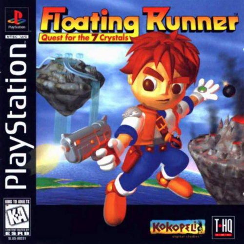 Floating Runner - Quest for the 7 Crystals (USA) Cover